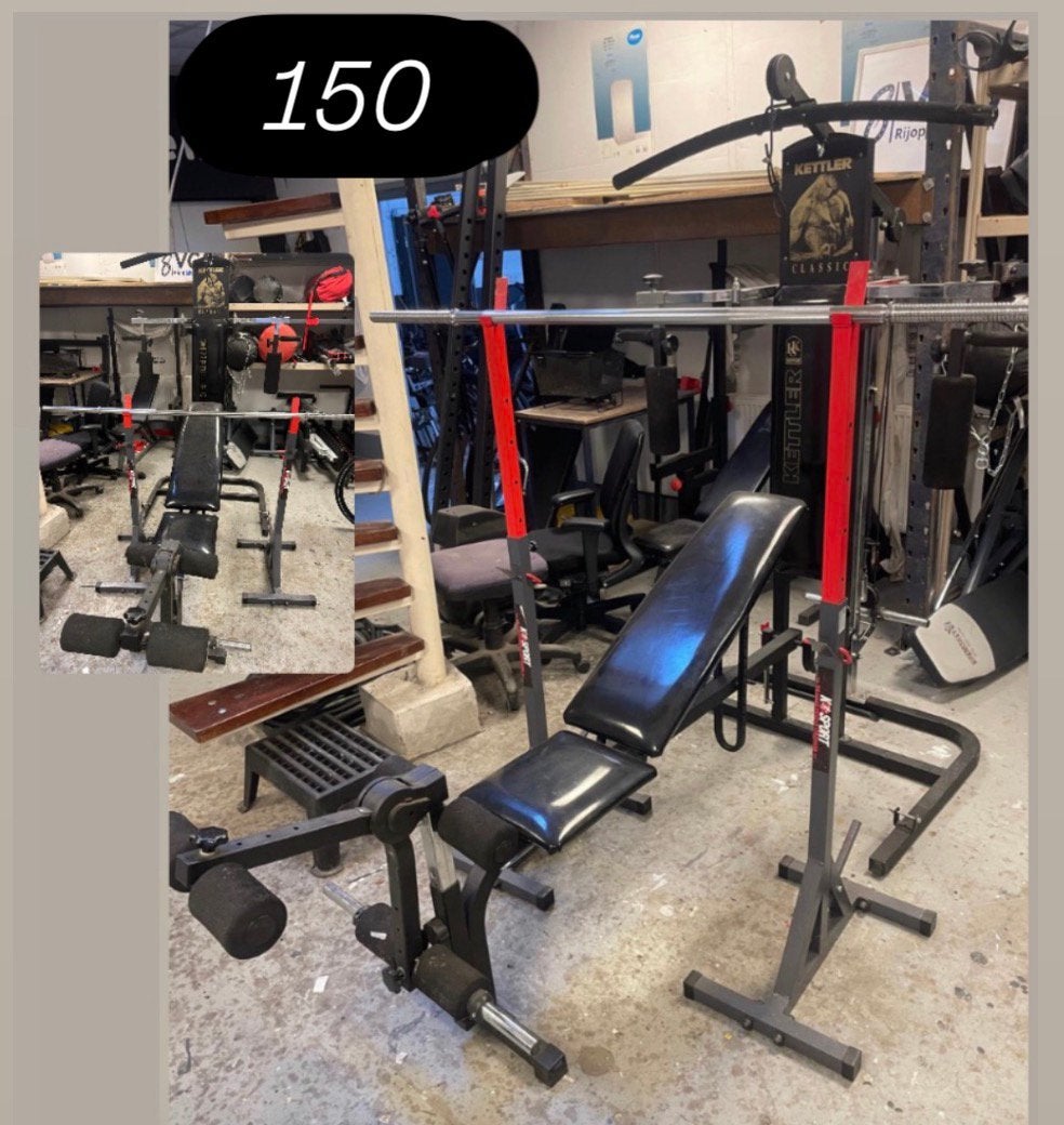 Halterbank/gewichten /halters /dumbells /, Ophalen, Gebruikt, Fitnessbank