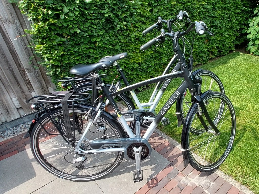 Set Gazelle Chamonic Trekking Heren maat 57 Dames maat 53, Ophalen, 28 inch, 53 tot 56 cm, Velgrem
