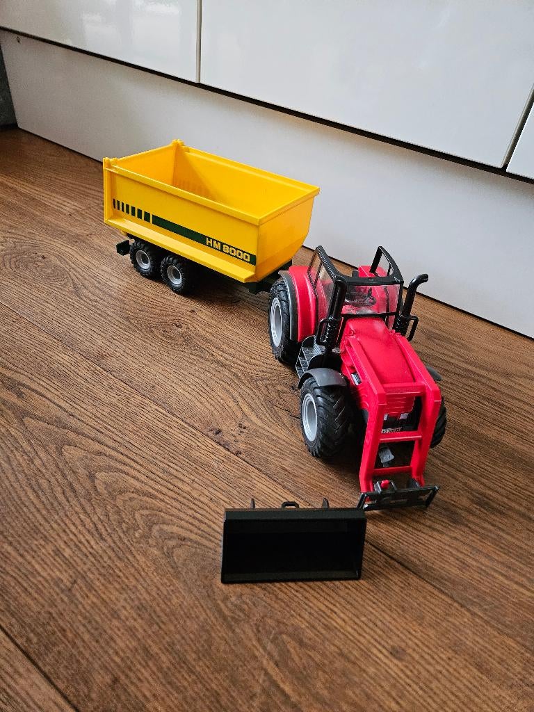 Playmobil tractor met kar, Ophalen, Gebruikt