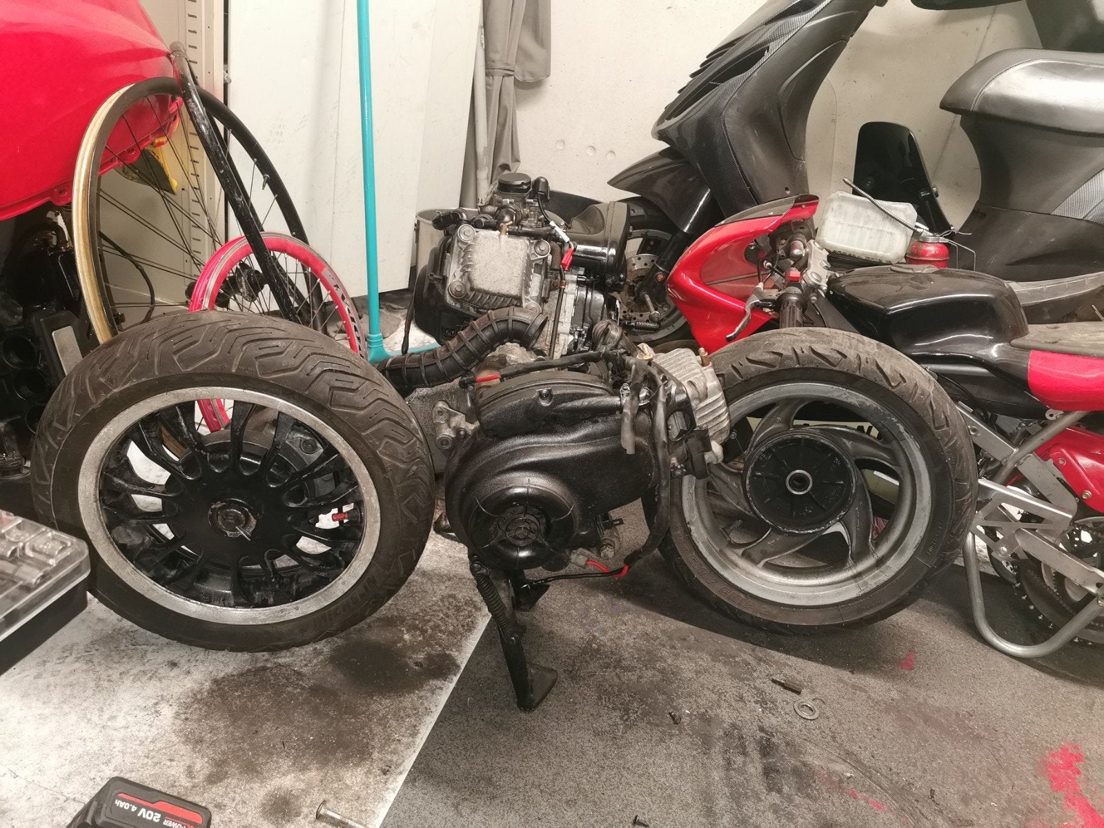 Vespa sprint 80cc polini, Ophalen