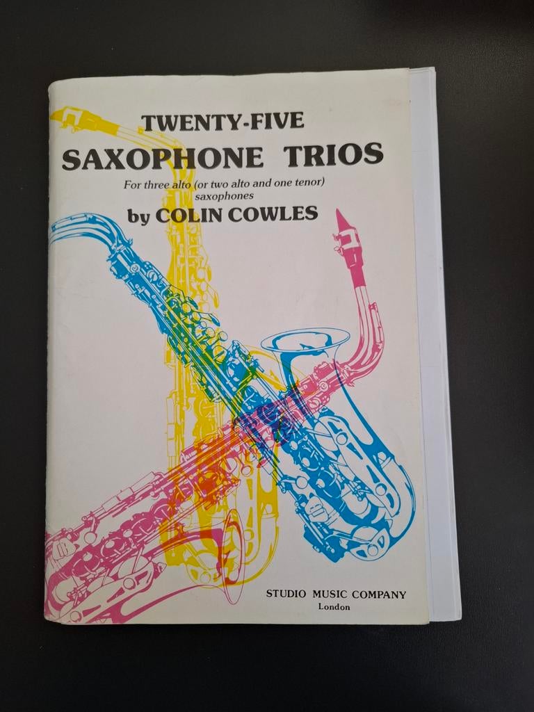 Muziekboeken voor saxofoon, Ophalen of Verzenden, Gelezen, Artiest