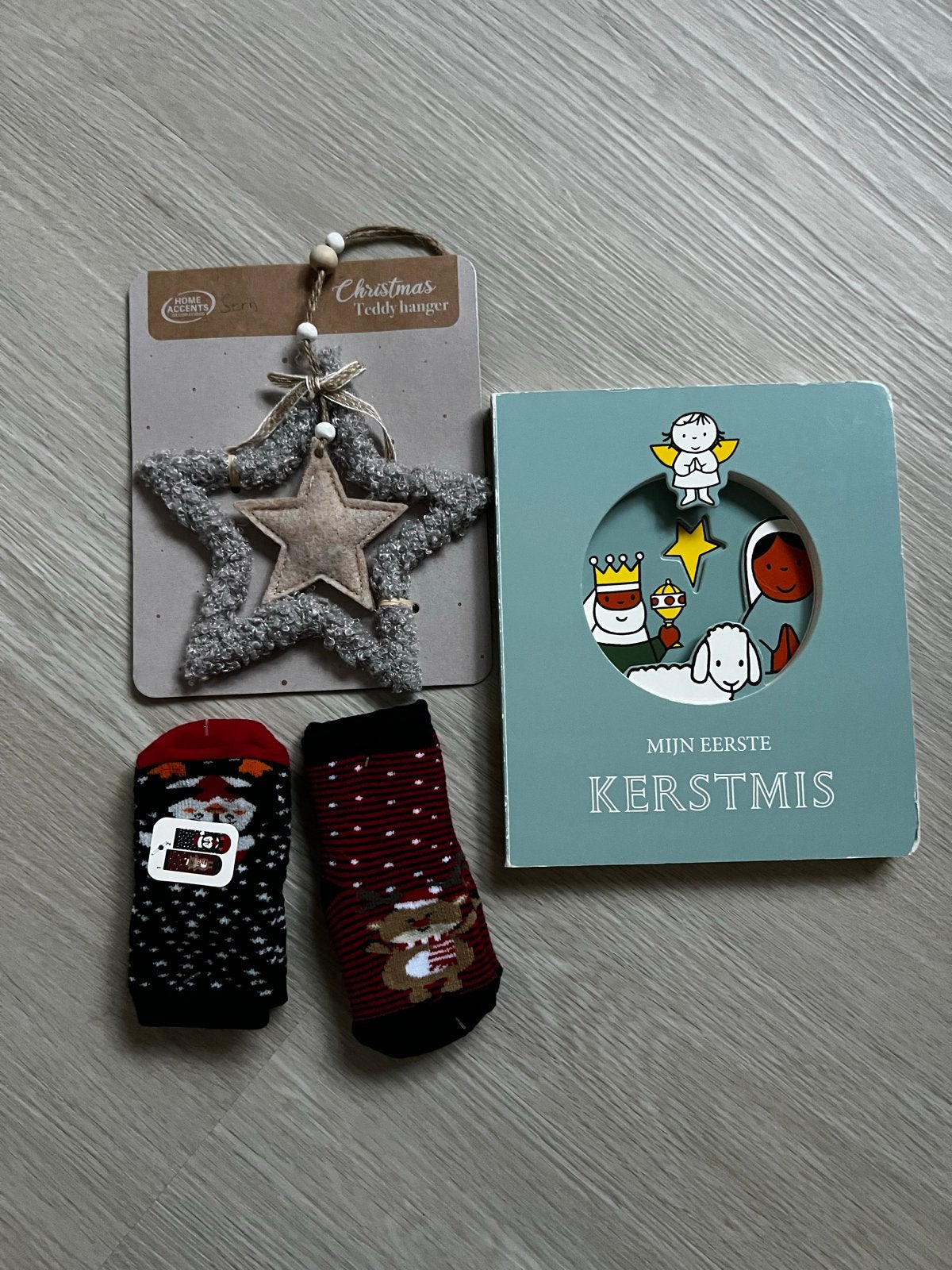 Kerstset: sokjes teddy ster/hanger en Kerstmis (Dick Bruna), Ophalen of Verzenden, Nieuw