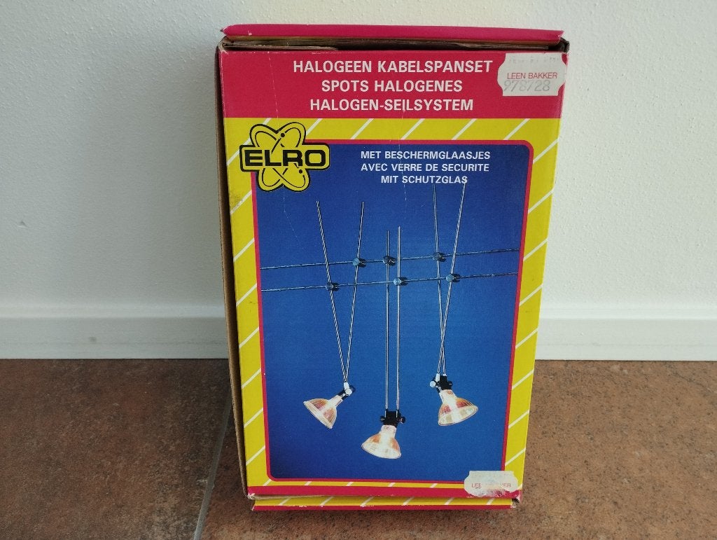 Elro halogeen kabelspanset met 3 spots – nieuw, Ophalen of Verzenden, Nieuw