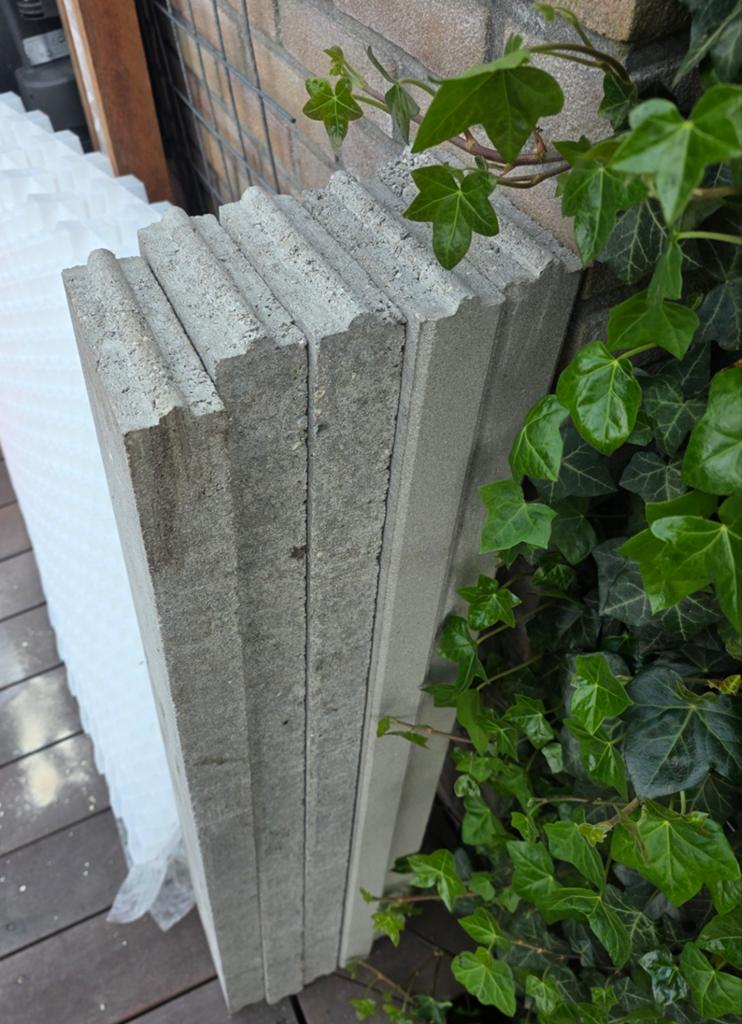 Betonnen opsluitbanden en grindplaten, Tuin en Terras, Bielzen en Borders, Ophalen of Verzenden, Nieuw, Beton, Overige typen