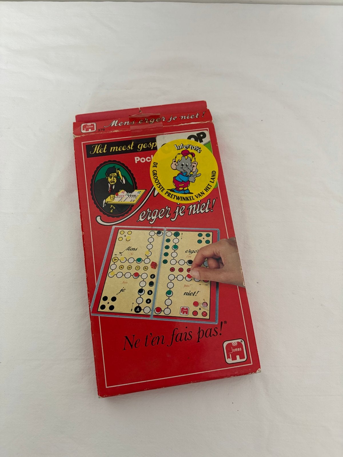 Mens erger je niet! Reisspel Jumbo, Hobby en Vrije tijd, Een of twee spelers, Ophalen of Verzenden, Zo goed als nieuw, Reisspel