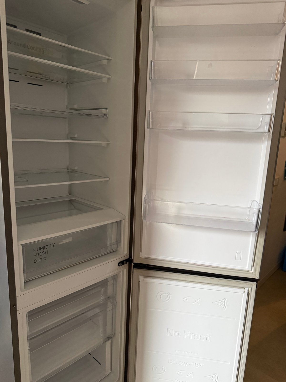 Samsung RB38T602DSA/EF Koel-vriescombinatie SpaceMax, Ophalen, Gebruikt, 200 liter of meer, 60 cm of meer