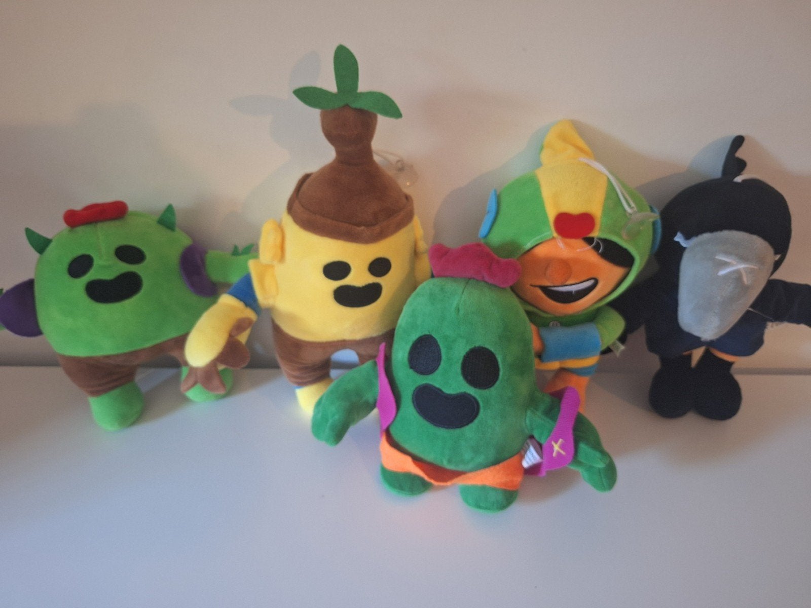 Brawl Stars knuffels - set van 5, Overige karakters, Overige typen, Ophalen of Verzenden, Zo goed als nieuw