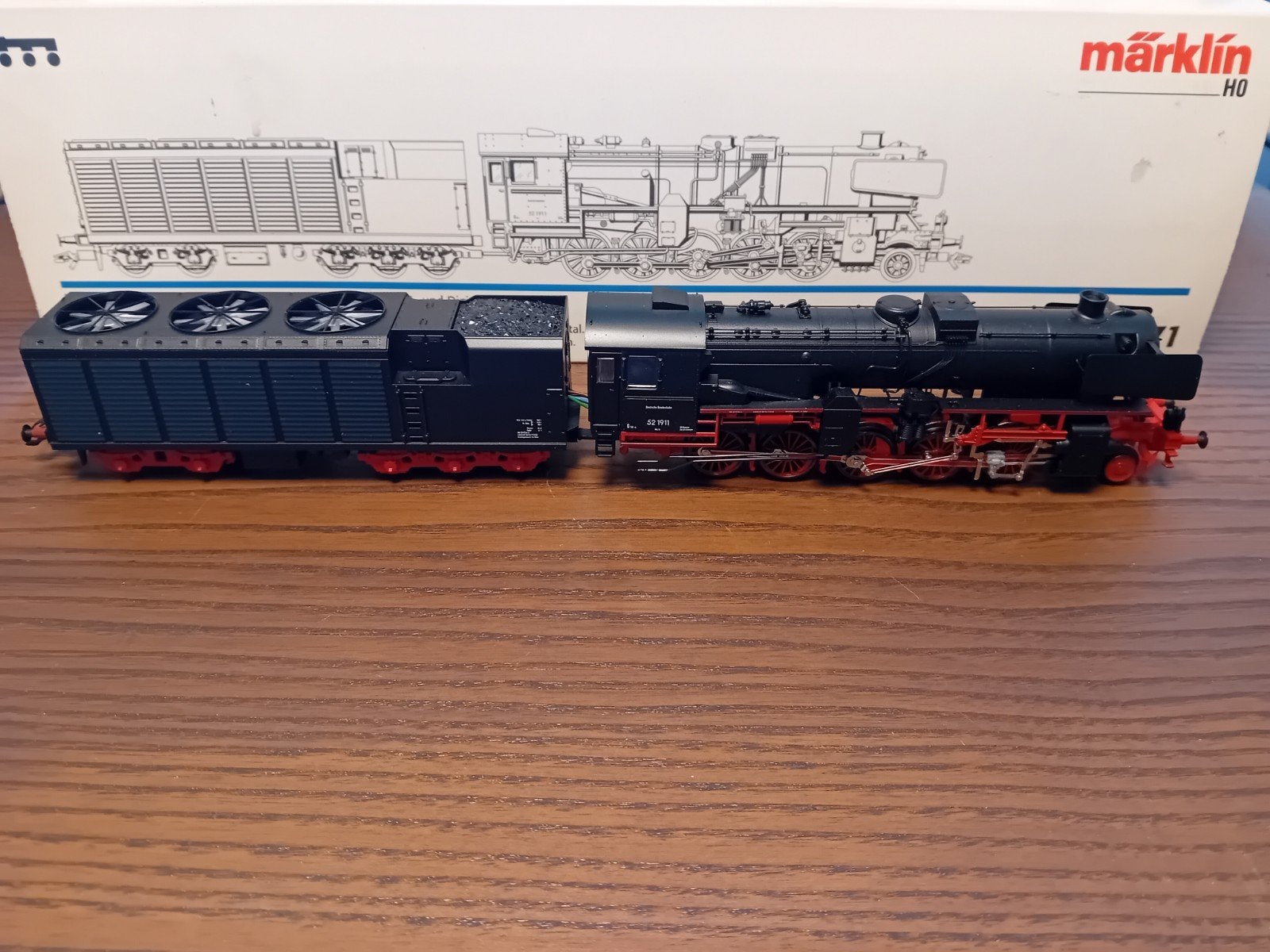 Marklin br 52 condenstender  delta digitaal, Wisselstroom, Locomotief, Ophalen of Verzenden, Zo goed als nieuw