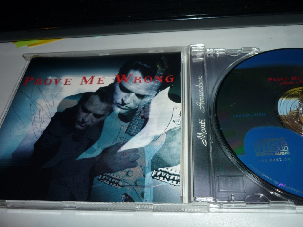 Monti Amundson - Prove Me Wrong CD (Gesigneerd), Verzenden, Blues Rock, Zo goed als nieuw, Inclusief doosje