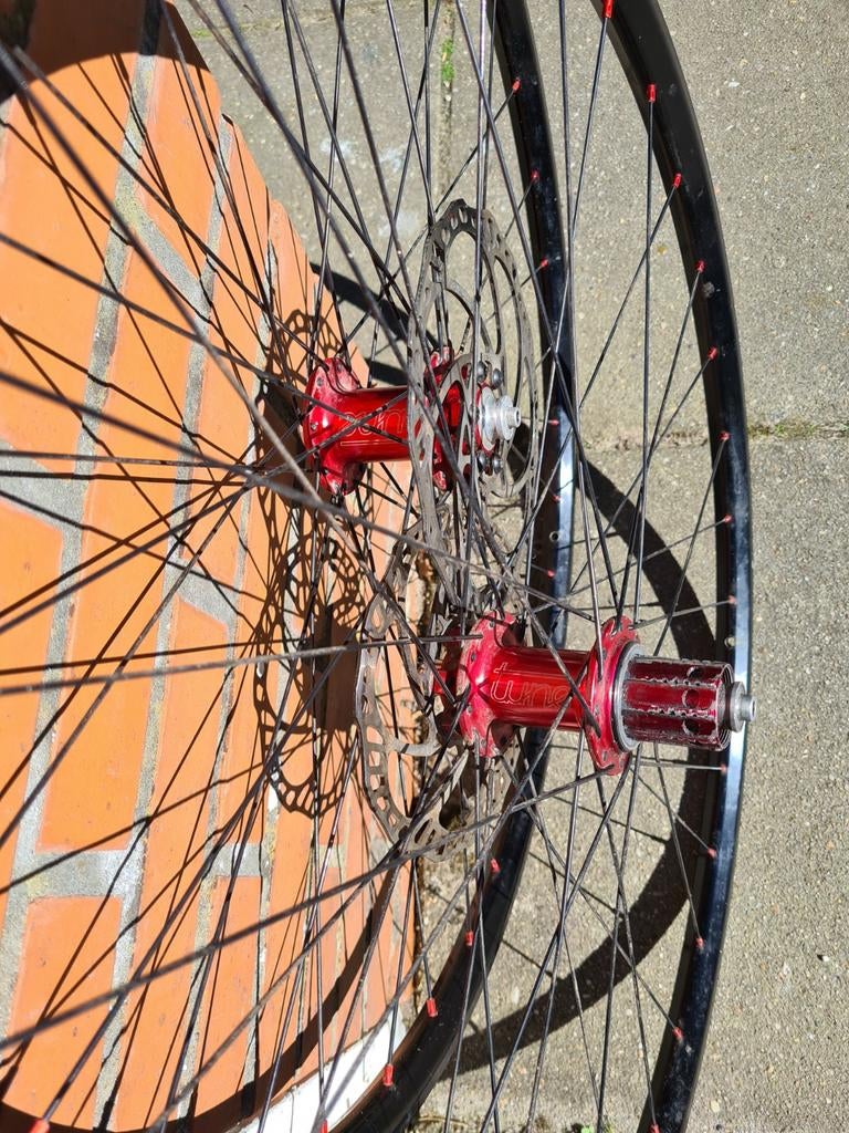 Tune Kong King 29er disc wielset. Quickrelease en steekas, Fietsen en Brommers, Fietsonderdelen, Wiel, Gebruikt, Ophalen of Verzenden