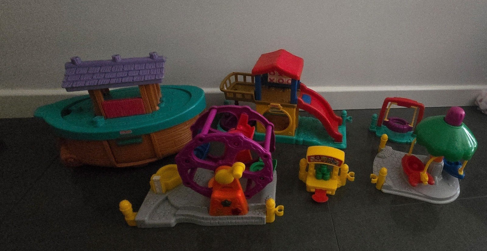 Fisher price little People speeltuin kermis, Ophalen of Verzenden, Zo goed als nieuw, Jongen of Meisje