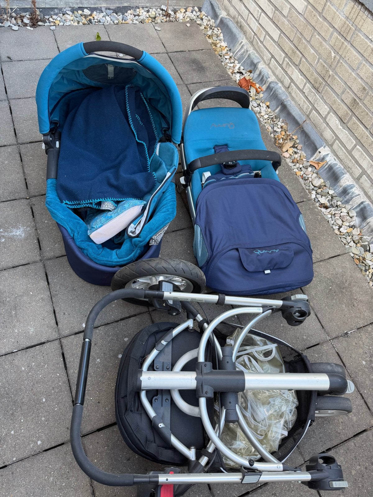 Quinny Combiwagen met reiswieg en zitje, Kinderen en Baby's, Kinderwagens en Combinaties, Gebruikt, Combiwagen, Met reiswieg, Quinny