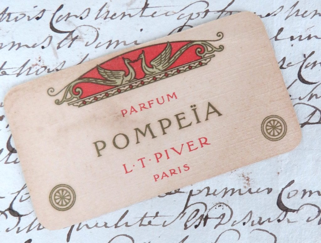Antieke kalender/ kaart Parfum Pompeïa L.T. Piver Paris 1911, Antiek en Kunst, Ophalen of Verzenden