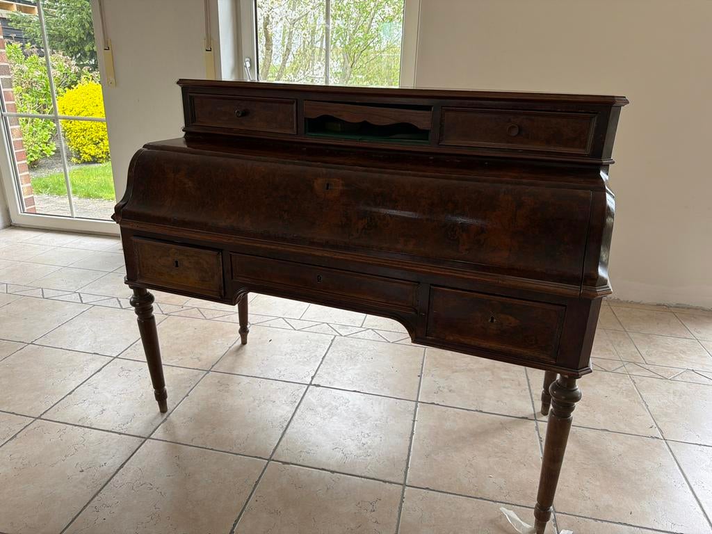 Antiek rolluikbureau / cilinderbureau, Ophalen