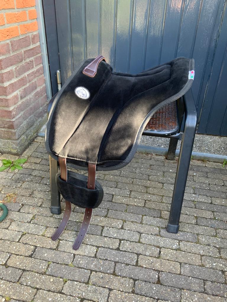 Bedicor BK Support barebackpad suède zwart maat pony, Dieren en Toebehoren, Ophalen of Verzenden, Zo goed als nieuw