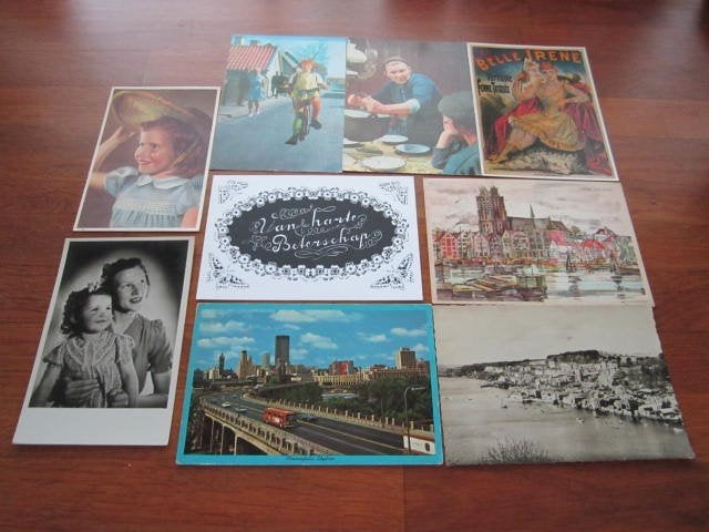 52 kaarten., Verzamelen, Ophalen of Verzenden, 1940 tot 1960