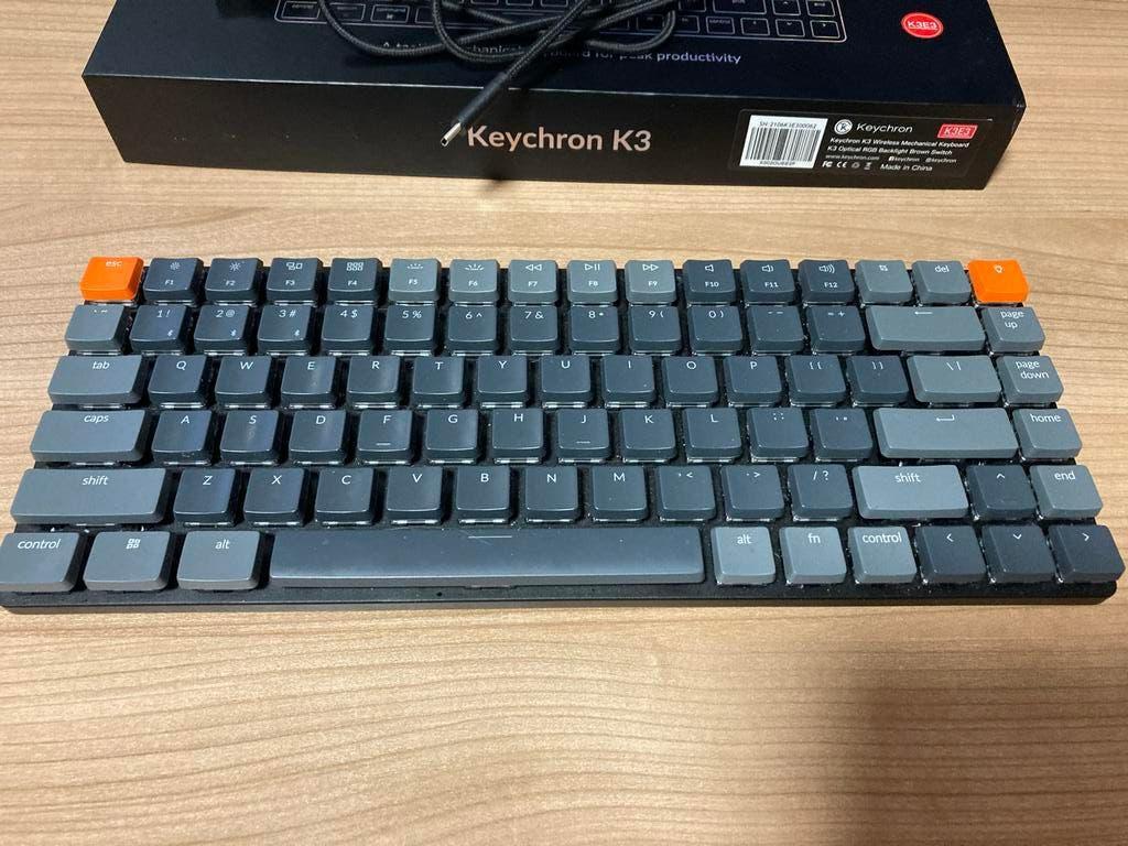 Keychron K3 Bluetooth Mechanisch Toetsenbord, Computers en Software, Toetsenborden, Keychron, Ophalen of Verzenden, Zo goed als nieuw