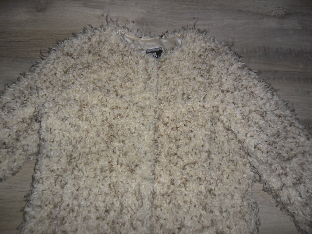 Summum Woman Beige Teddy Winterjas Met Drukknopen Maat 40, Kleding | Dames, Maat 38/40 (M), Summum Woman, Beige, Nieuw