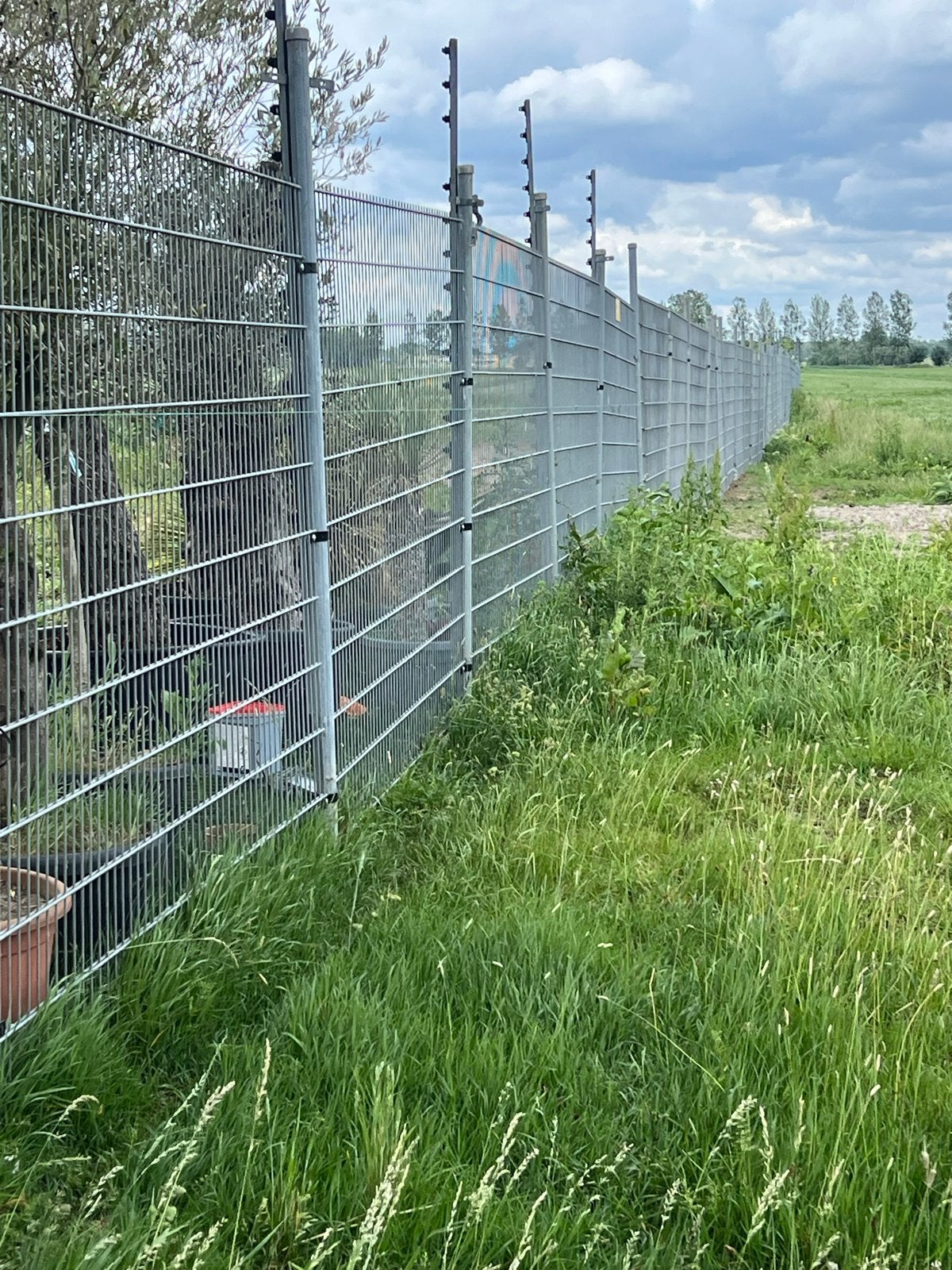 Dubbelstaafmat Hekwerk - Robuust en Duurzaam, Ophalen of Verzenden, Gebruikt, IJzer, Dubbelstaafmat hekwerk