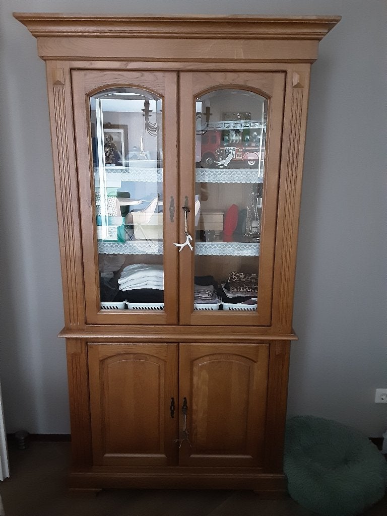 Kast, Huis en Inrichting, Eikenhout, 150 tot 200 cm, 25 tot 50 cm, Antiek