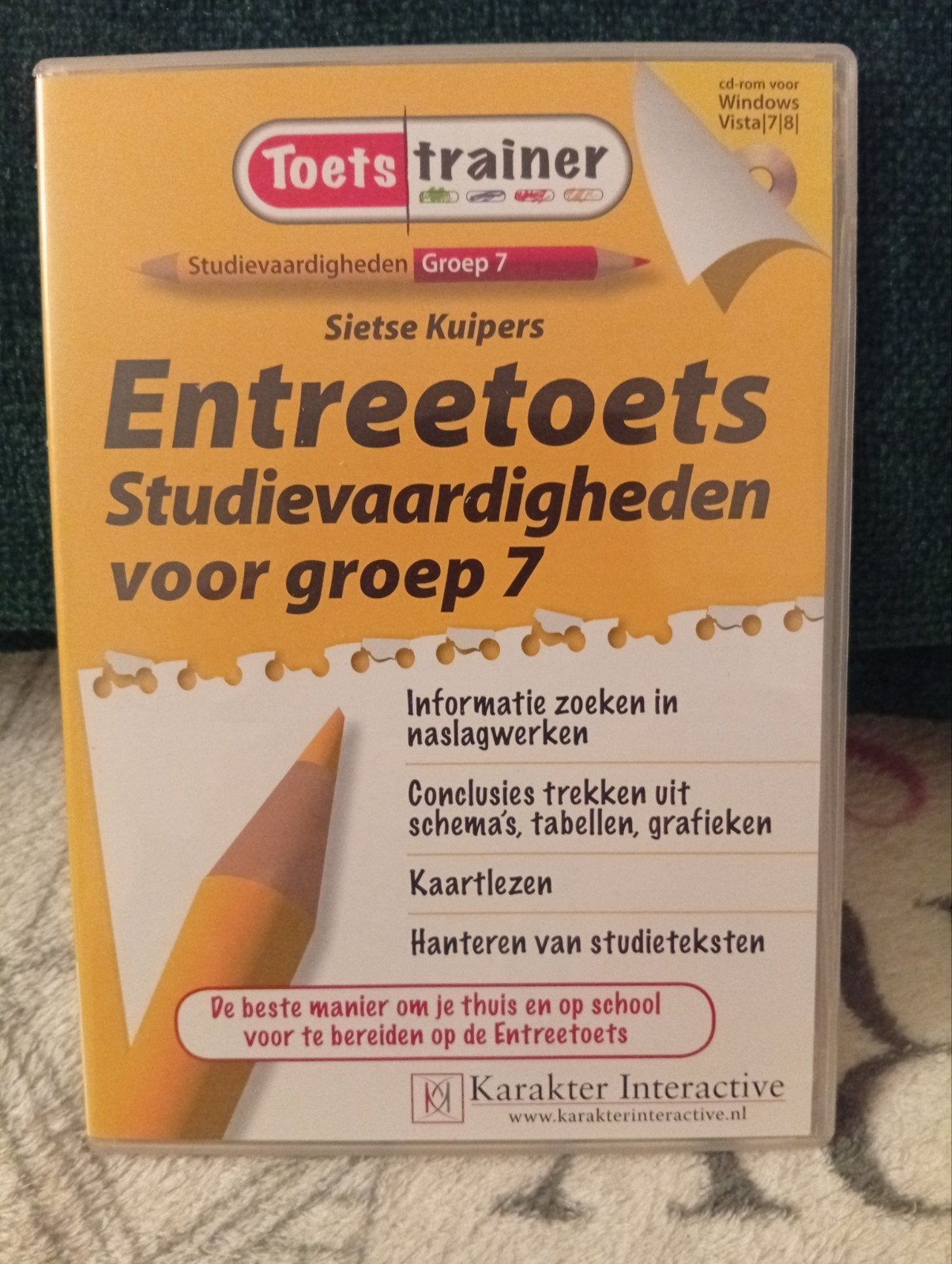 Entreetoets Studievaardigheden Groep 7 CD-ROM, Boeken, Ophalen of Verzenden, Nieuw