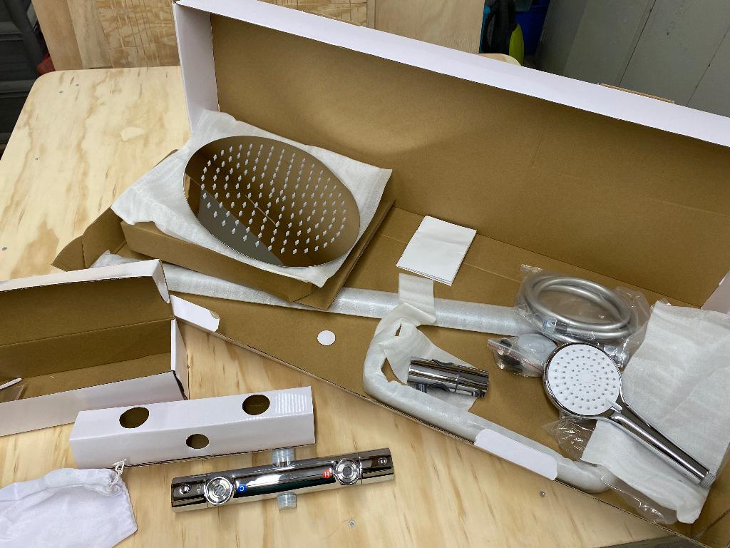nieuwe regendouche 30 cm Adema Sparkle set., Ophalen of Verzenden, Nieuw, Chroom, Douche