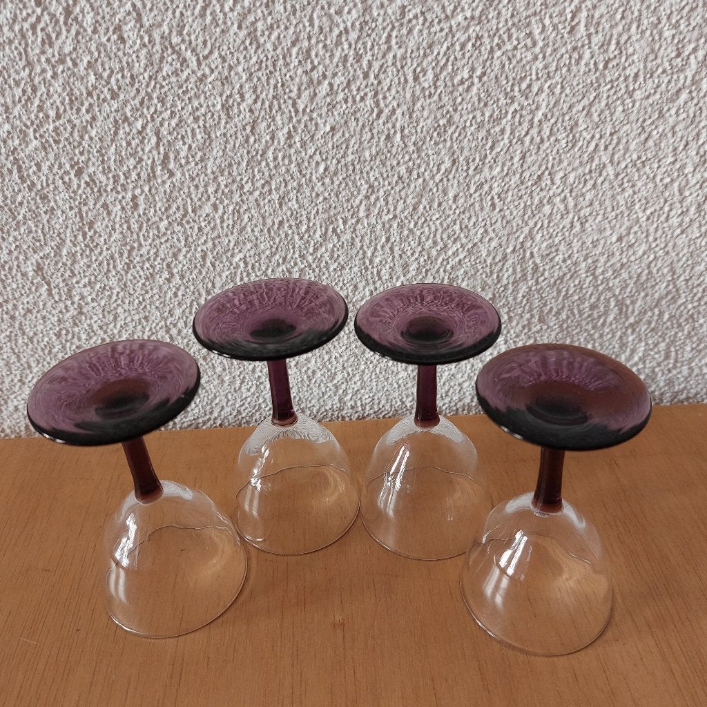 Art Deco Kristalunie Maastricht likeurglazen - set van 4, Ophalen of Verzenden