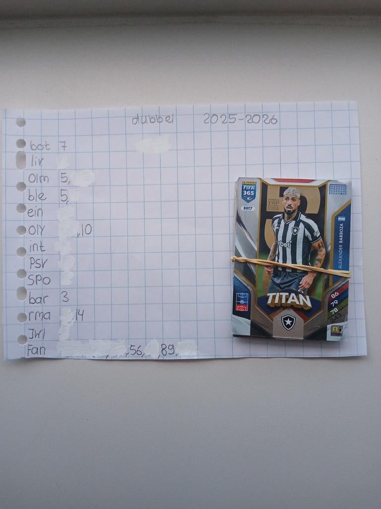 Panini fifa 365 kaarten 2025-2026, Ophalen of Verzenden, Zo goed als nieuw, Poster, Plaatje of Sticker