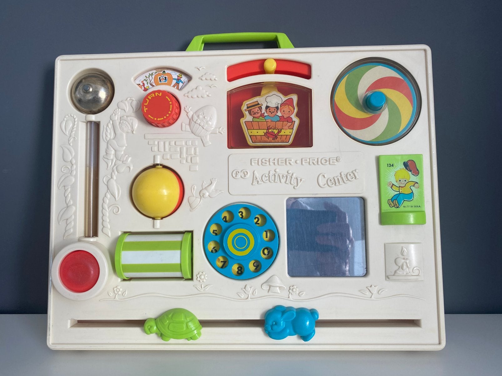 Fisher Price Activity Center 134/1972, Kinderen en Baby's, Ophalen of Verzenden, Gebruikt, Speelset, Met geluid