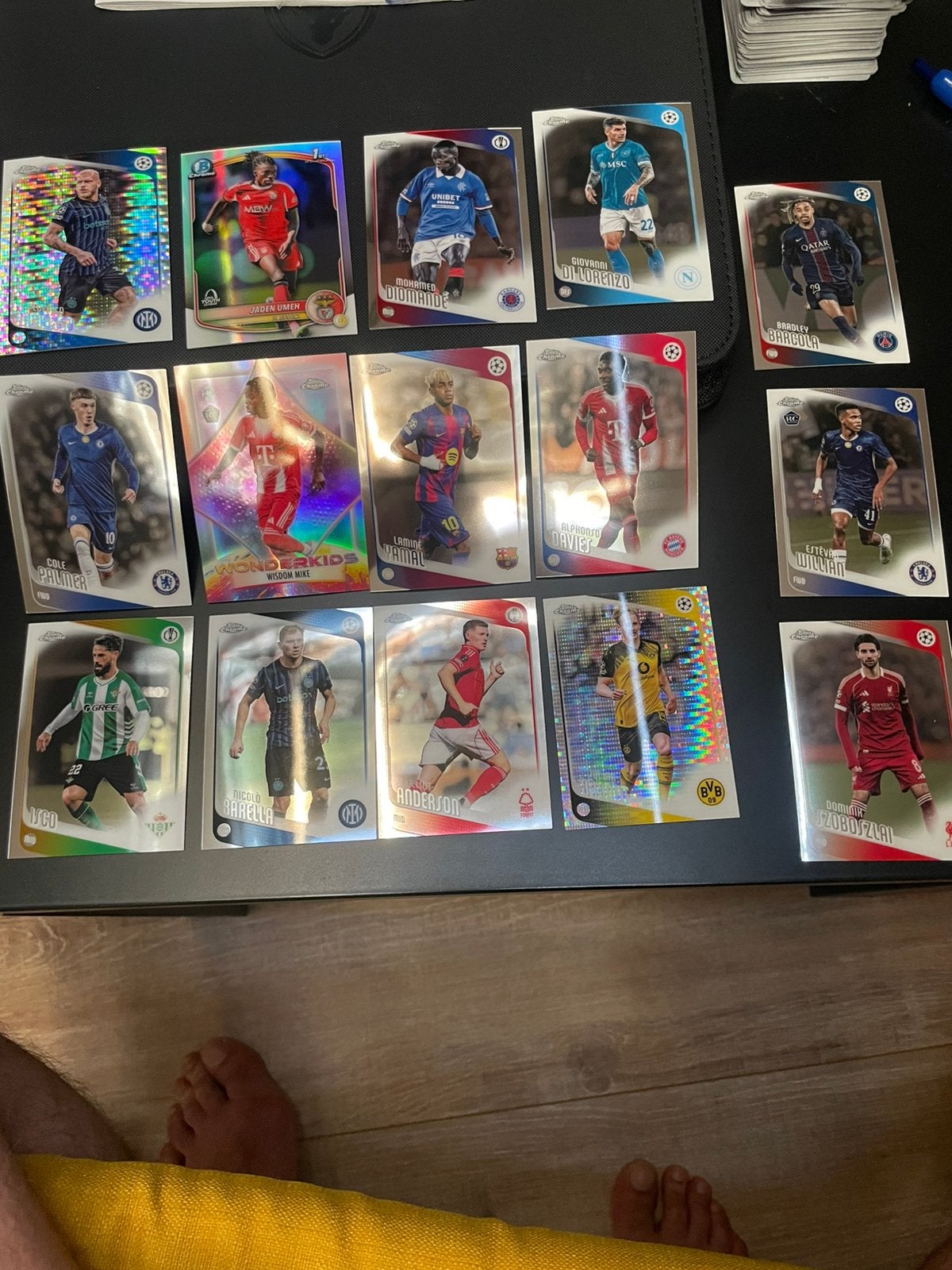 Tops chrome voetbal kaarten 15 stuks, Ophalen of Verzenden, Buitenlandse clubs, Poster, Plaatje of Sticker