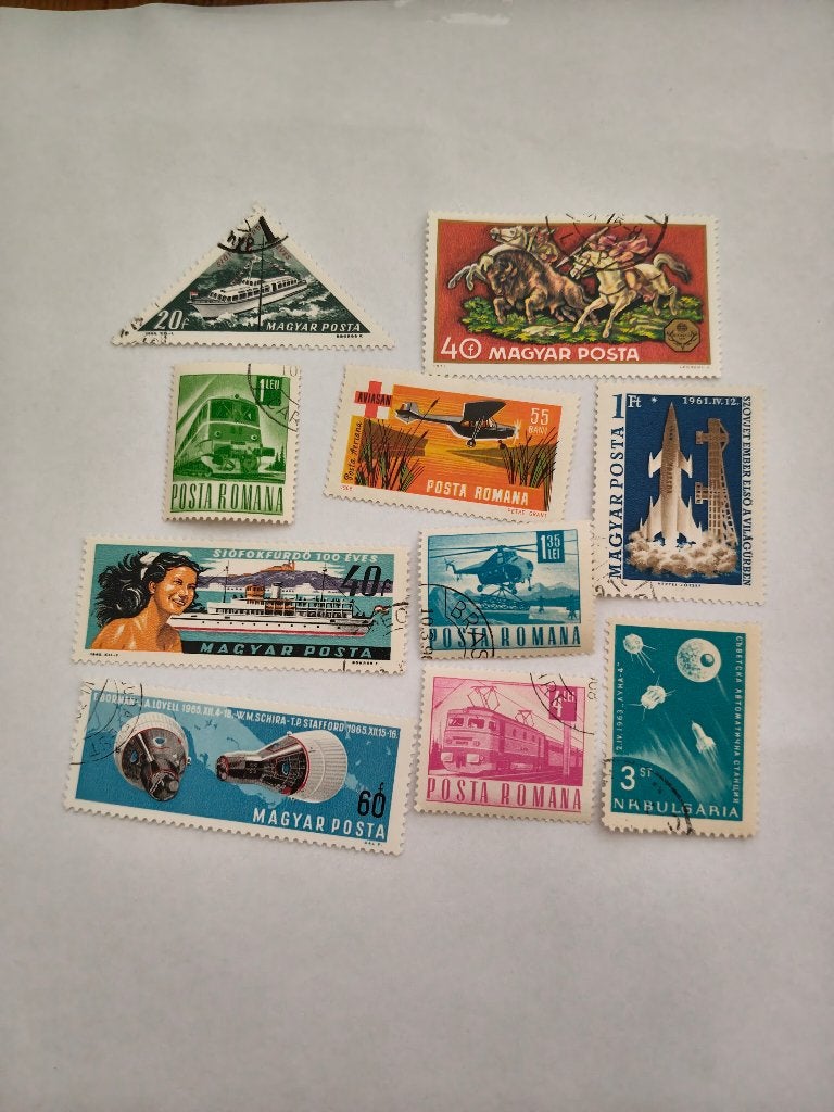 8390 diverse vervoerzegels setje 3, Verzenden, Overige thema's
