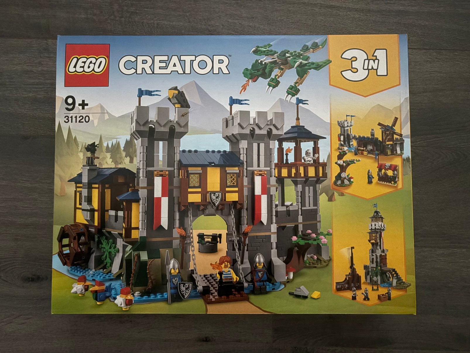 LEGO Creator 31120 Middeleeuws Kasteel 3-in-1 sealed, Ophalen, Lego, Nieuw, Ongeopend/sealed