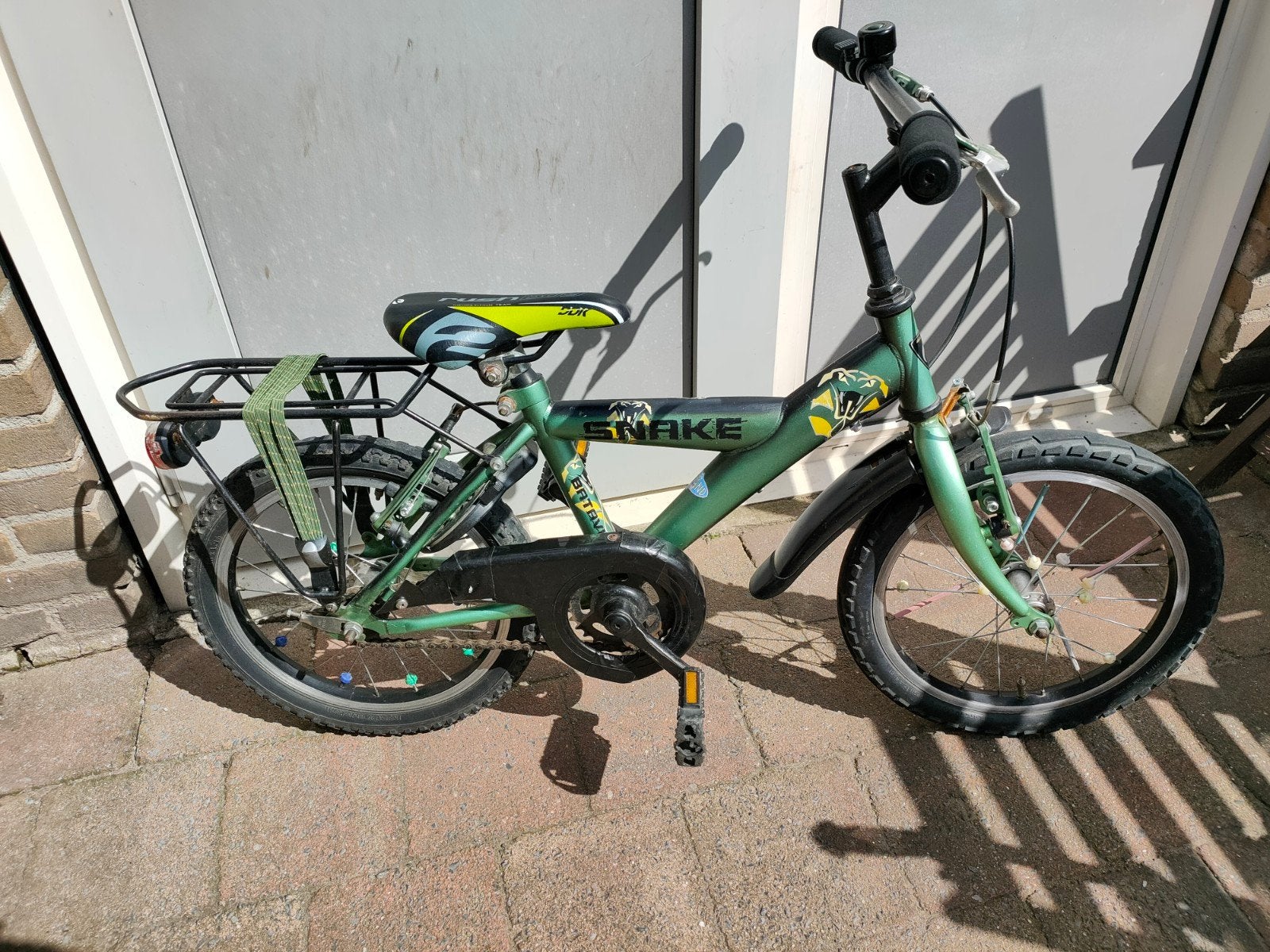 16 inch Batavus Snake Batman kinderfiets, Fietsen en Brommers, Fietsen | Jongens, Ophalen, Terugtraprem, Gebruikt, 16 inch