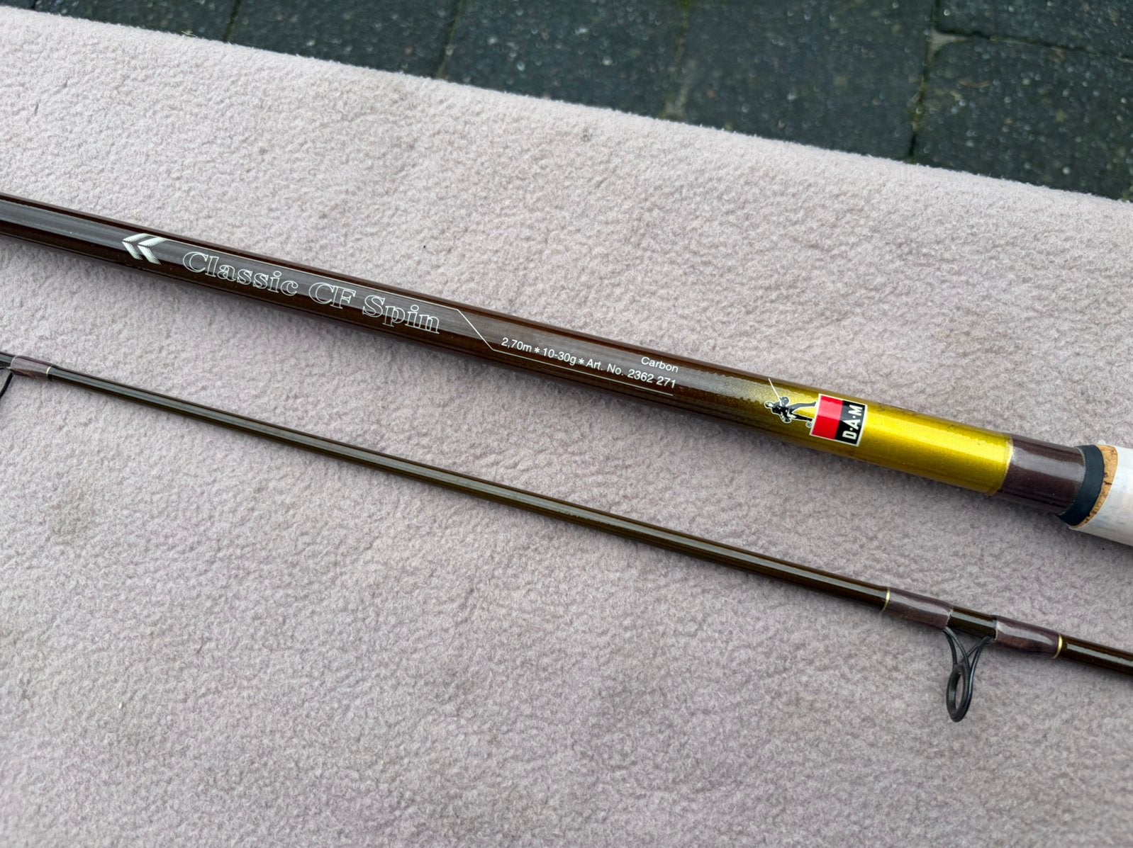 Dam classis spin 9ft cw 10-30gr hengel / spinhengel, Ophalen of Verzenden, Gebruikt, Werphengel