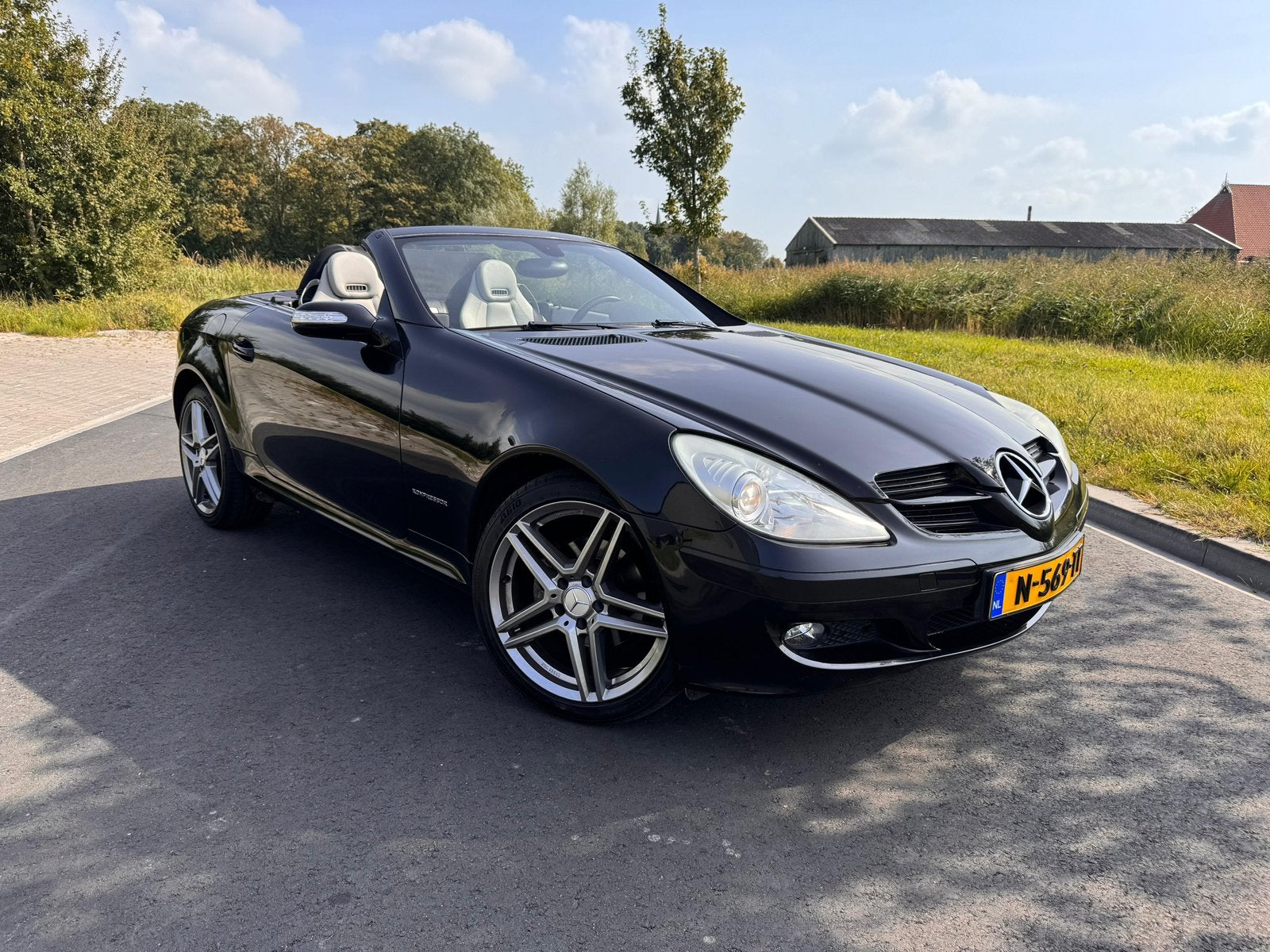 Mercedes-Benz SLK 200 Kompressor Cabrio 2005, Auto's, Chrysler, 1796 cc, Geïmporteerd, 66 €/maand, 1290 kg