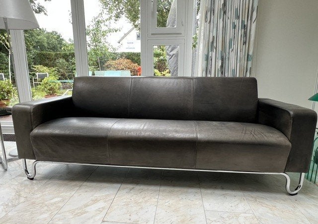 Gispen bank 441 B3, Ophalen, Gebruikt, Buisframe Modernisme Bauhaus, Driepersoons