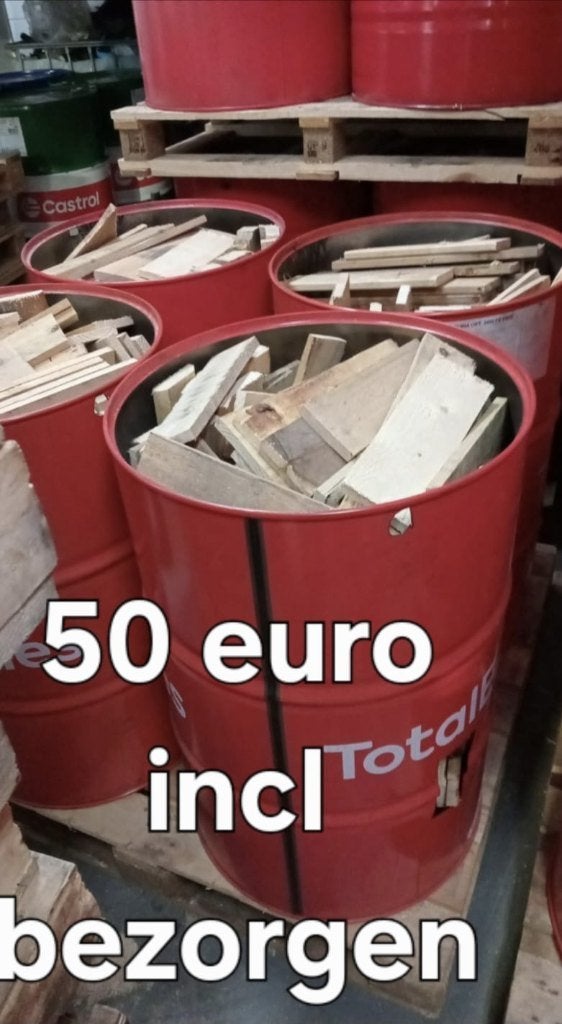 vuurton 200 liter inkl bezorgen, Verzenden, Zo goed als nieuw, Vuurton