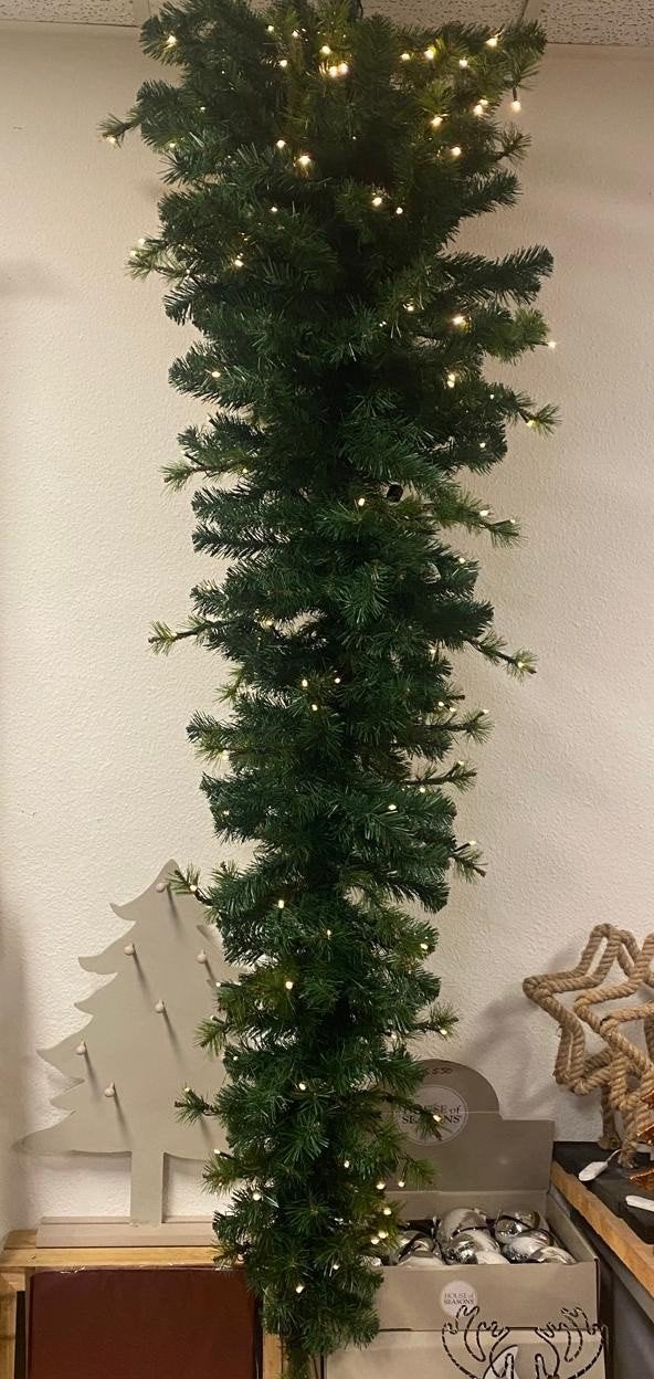 hangende kerstboom met lampjes, Ophalen of Verzenden, Zo goed als nieuw