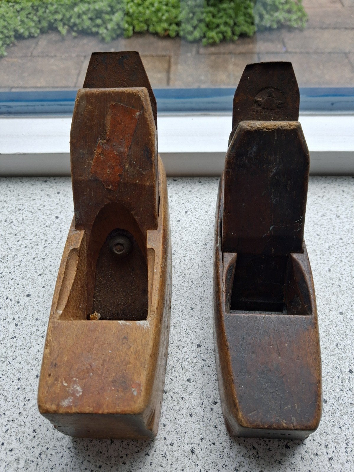 Antieke houten schaaf schaven vintage handgereedschap, Antiek en Kunst, Antiek | Gereedschap en Instrumenten, Ophalen of Verzenden