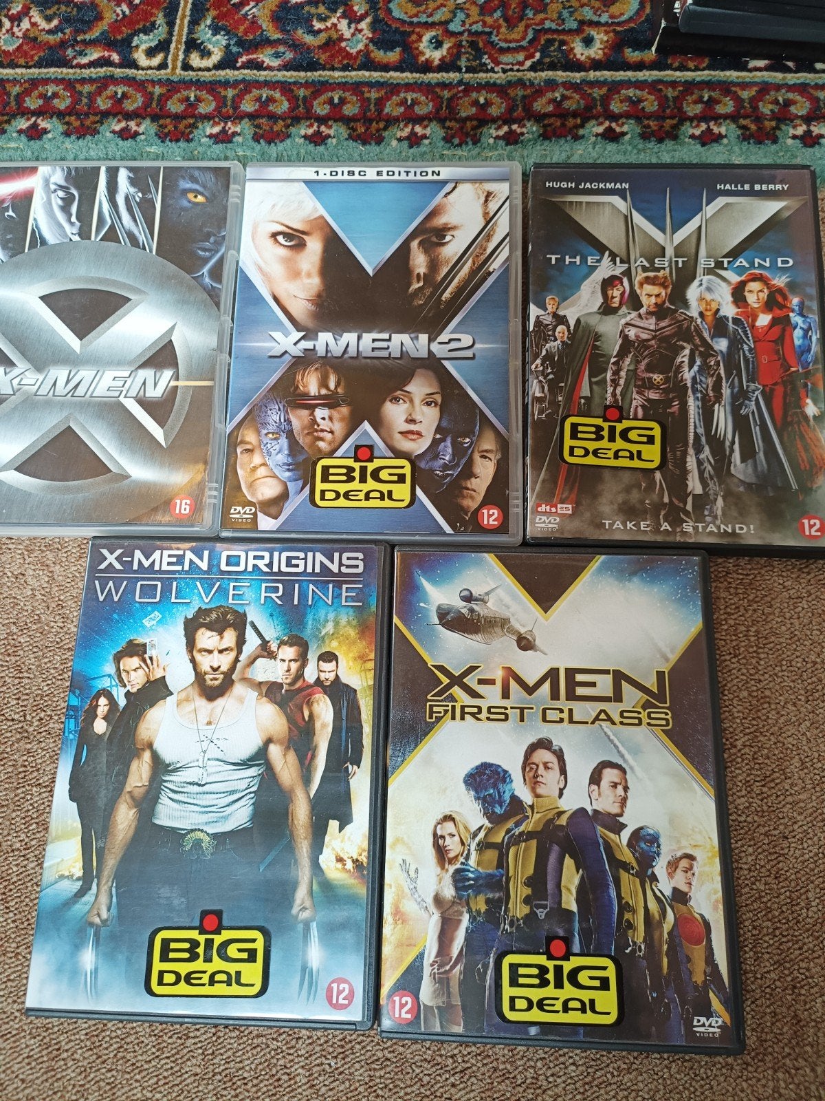 X-Men DVD Collectie - 5 Films, Nederlands, Ophalen of Verzenden, Vanaf 12 jaar, Inclusief doosje