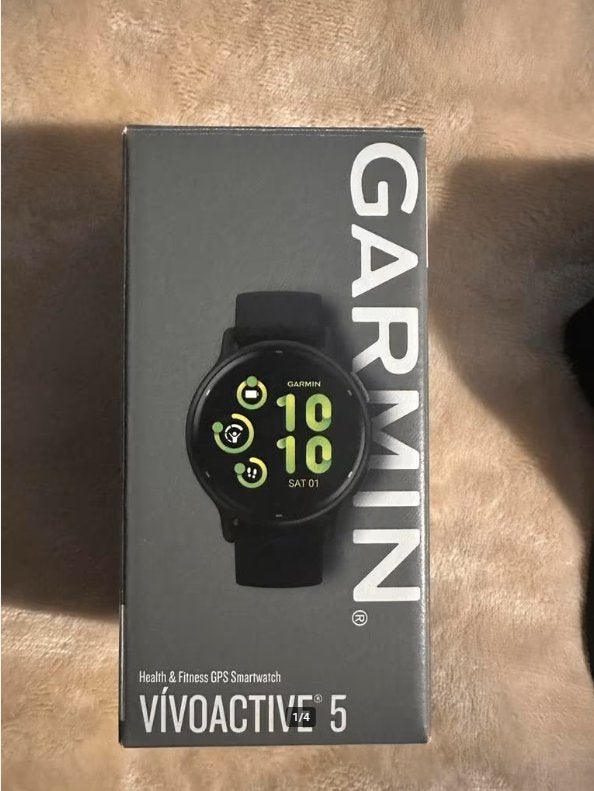 Garmin vivoactive 5, Sieraden, Tassen en Uiterlijk, Smartwatches, GARMIN, Gebruikt, Zwart, Ophalen of Verzenden