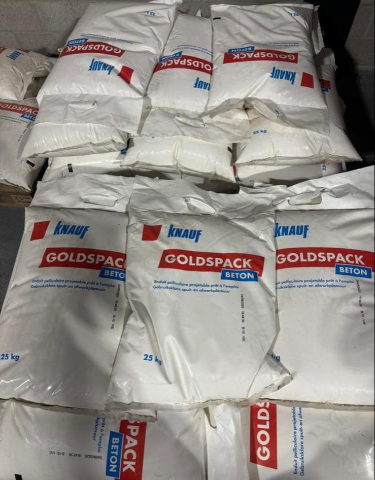 Knauf Goldspack Beton 25 kg - Nieuw, Overige materialen, Nieuw, 15 m² of meer, Ophalen