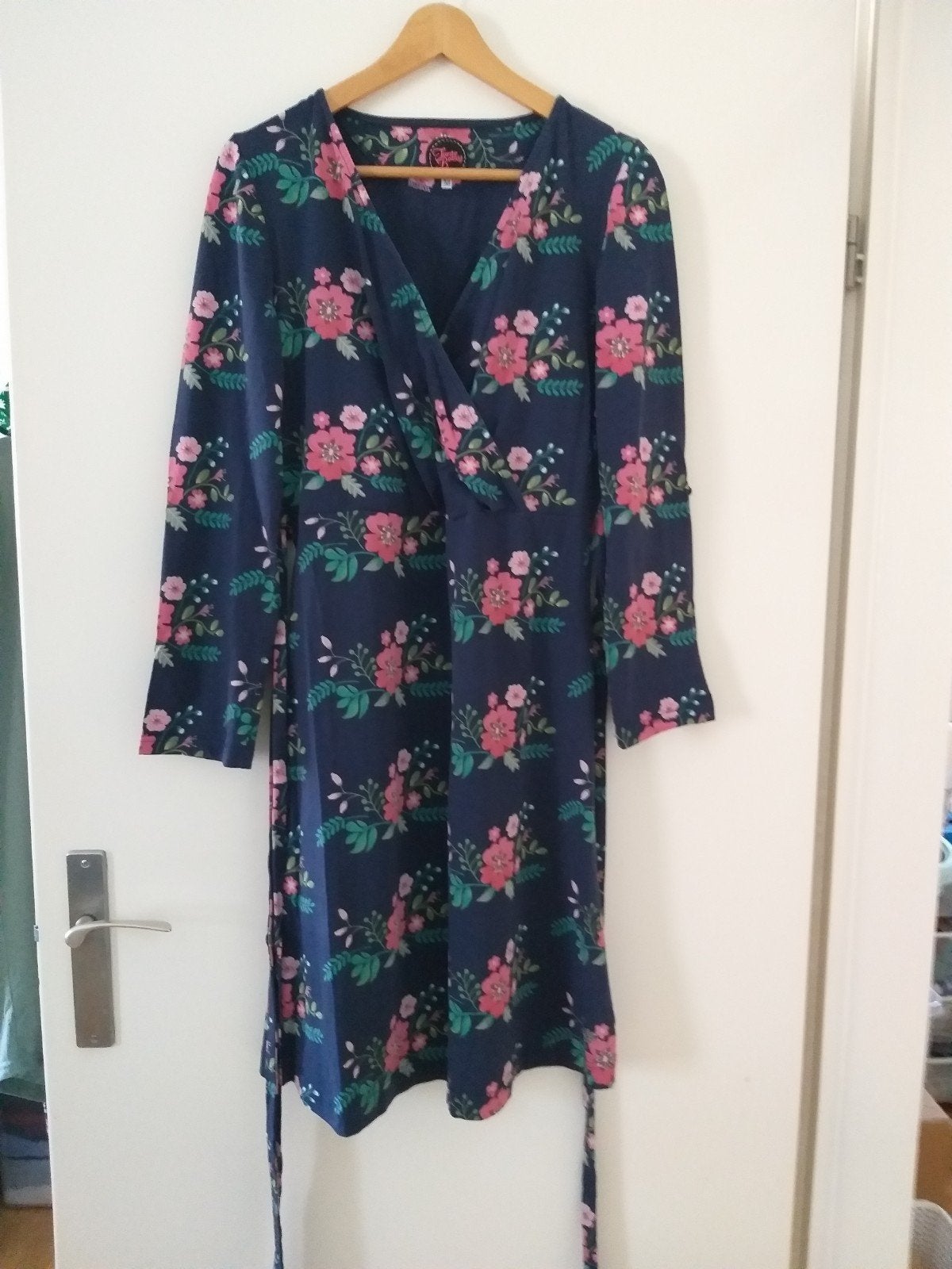 Tante Betsy jurk, maat M, Kleding | Dames, Tante Betsy, Blauw, Zo goed als nieuw, Knielengte