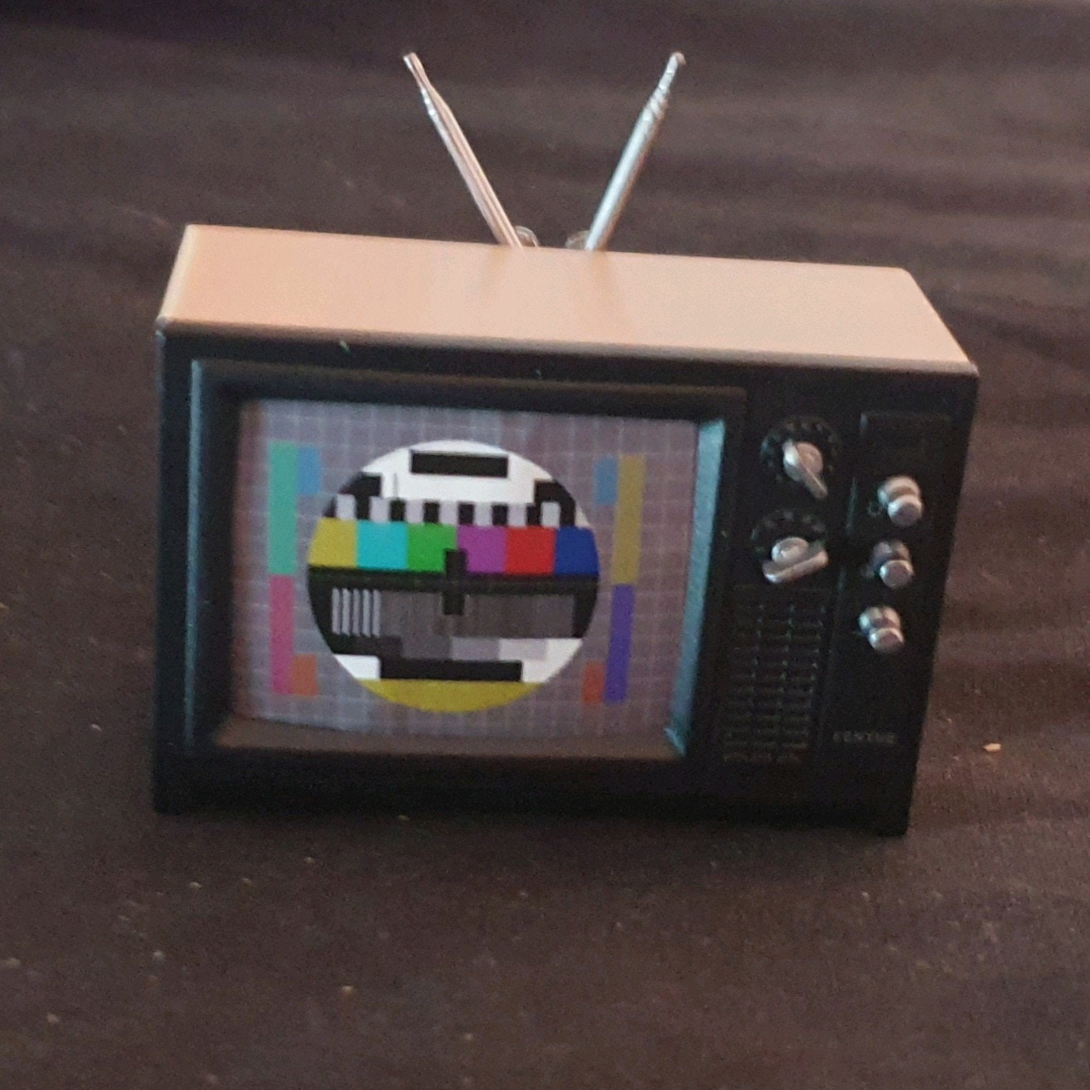Miniatuur TV voor Poppenhuis - Retro Design, Ophalen of Verzenden, Nieuw