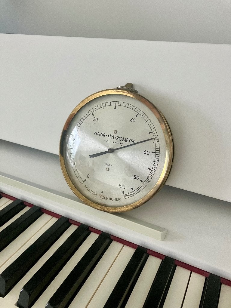 oude Fischer hygrometer relatieve vochtigheidsmeter - 13cm, Ophalen, Gebruikt