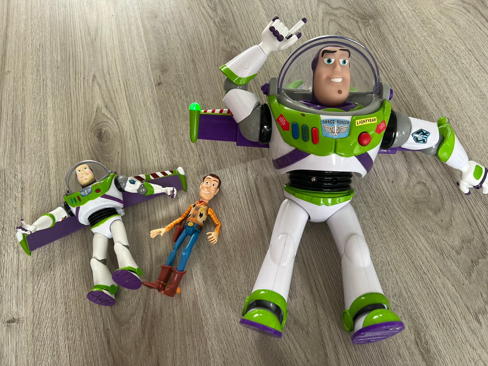 Toy story buzz lightyear, Ophalen of Verzenden, Zo goed als nieuw