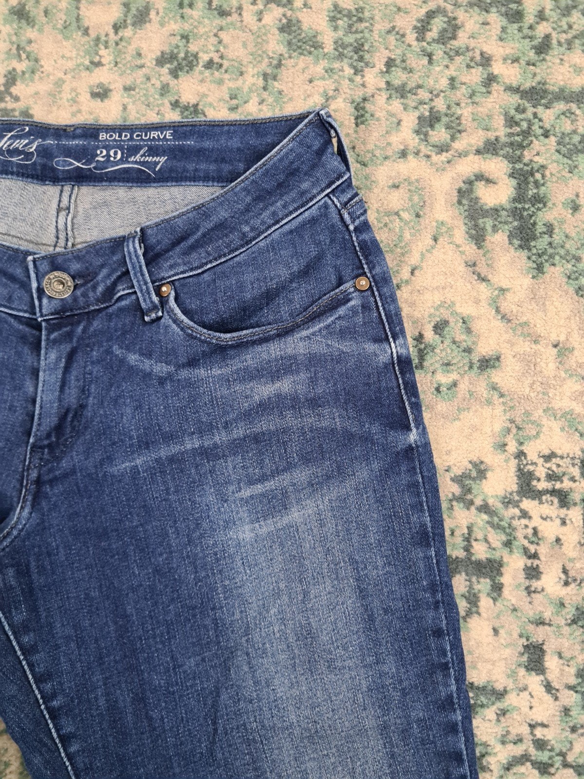 Levi's bold curve skinny W29 L32 Dames Tulsi2932 Low-rise, Kleding | Dames, Blauw, Ophalen of Verzenden, Zo goed als nieuw, W28 - W29 (confectie 36)