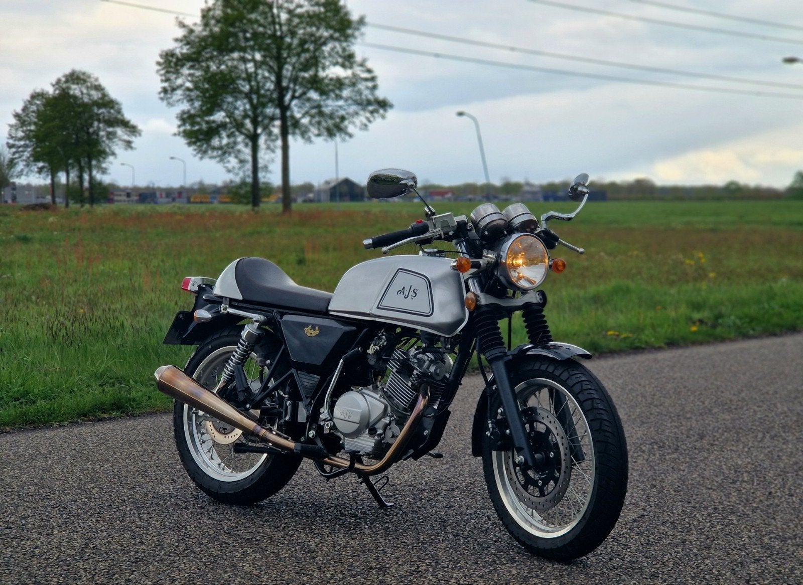 Ajs Cadwel 125cc / A1 rijbewijs / retro / caferacer, Motoren, Ophalen