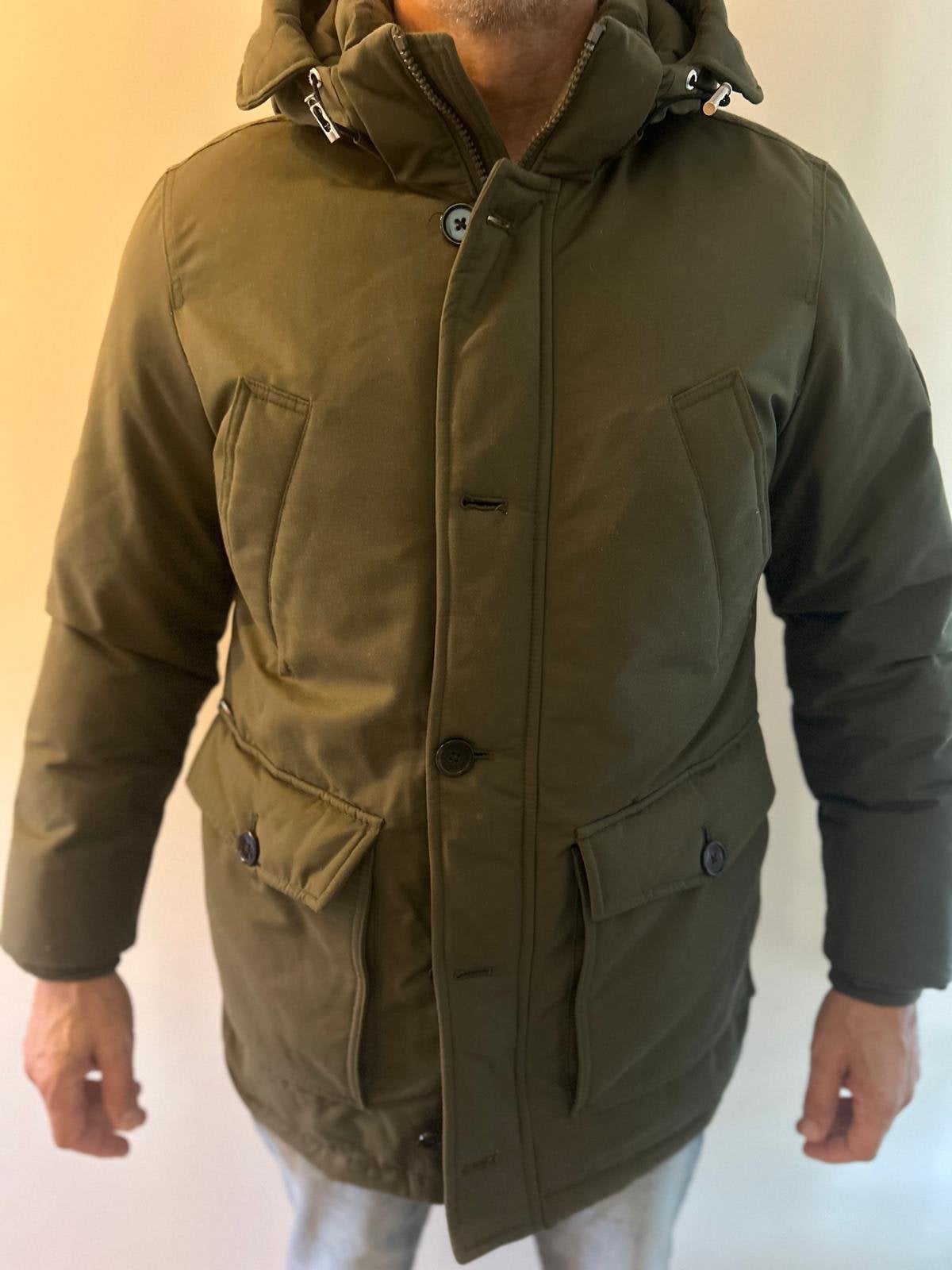 Tommy Hilfiger winterjas maat L, Ophalen of Verzenden, Zo goed als nieuw, Maat 52/54 (L), Groen