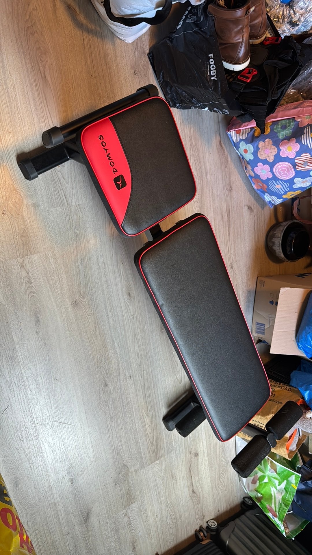 Domyos Bench 500 in goede staat, Ophalen, Gebruikt, Fitnessbank